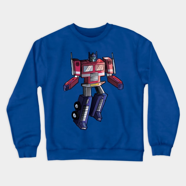 Optimus Prime Crewneck Sweatshirt by Nerd Stuff